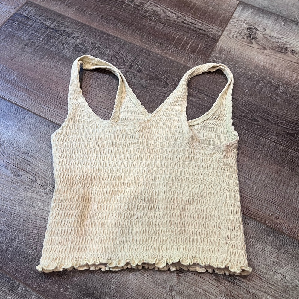 Hollister Yellow Ribbed Tank - Picture 3 of 4